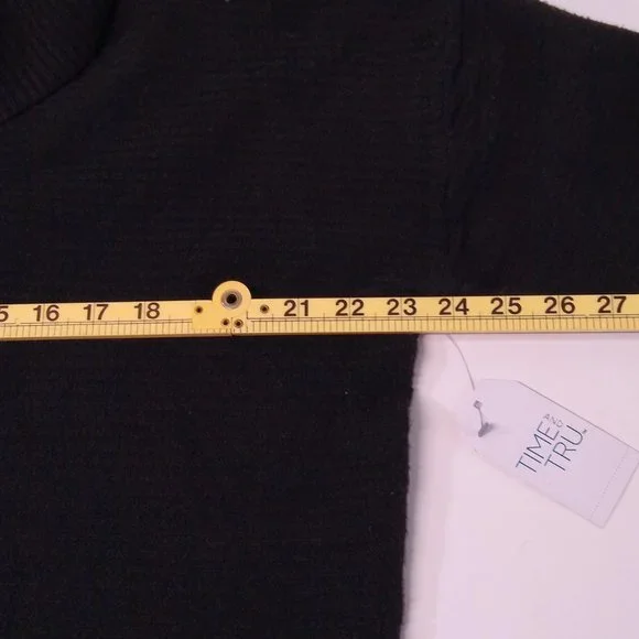 Time and Tru Women’s Cowl Neck Sweater 2X (20W) Chest Measures 46" - NWT - Picture 10 of 16